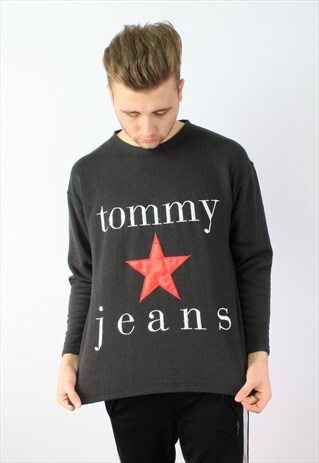 TOMMY HILFIGER JEANS SPELLOUT VINTAGE SWEATSHIRT