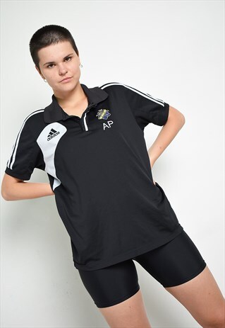 90S RETRO ADIDAS SPORTS LOGO PRINT OVERSIZED T-SHIRT TOP TEE