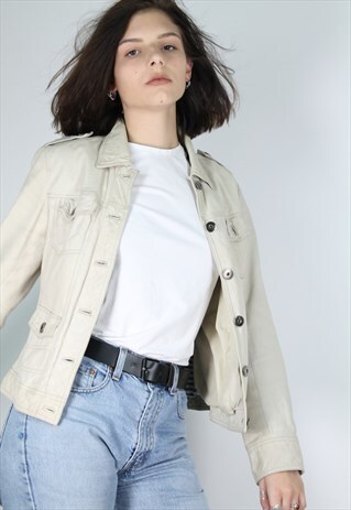 VINTAGE 90S LEATHER JACKET