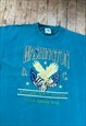 VINTAGE TURQUOISE PRINT T - SHIRT 