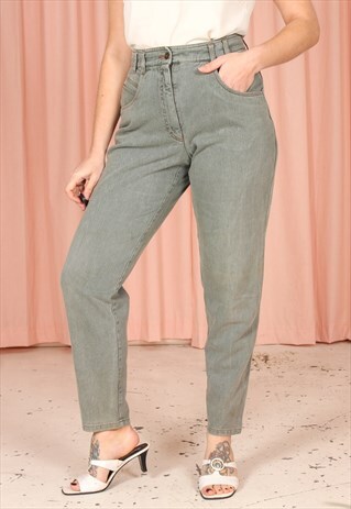 VINTAGE 90S EDWIN MOM JEANS IN DARK WASH