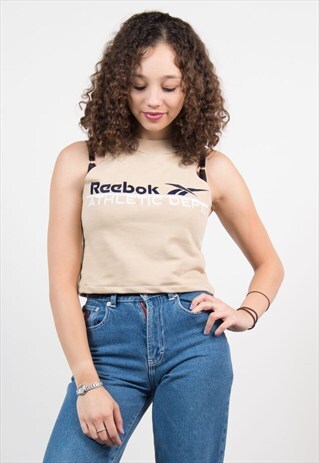 90'S REEBOK REWORKED SWEATSHIRT CROP TOP