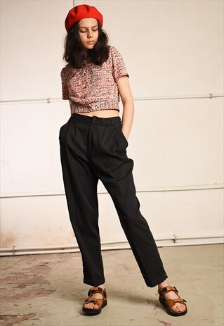 80'S RETRO HIGHWAISTED FESTIVAL LOOSE TROUSERS