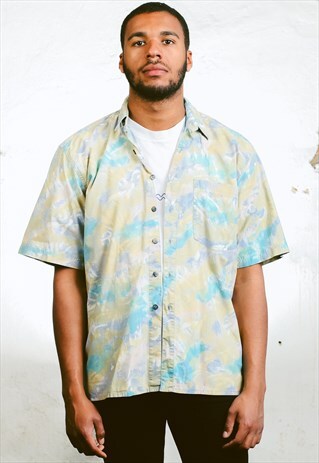 VINTAGE ABSTRACT PATTERNED SHIRT