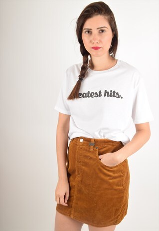 VINTAGE-NEW WITH TAG LEVI'S CORDUROY SKIRT SIZE W32 (1969)