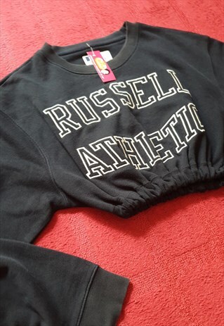 russell athletic crop top