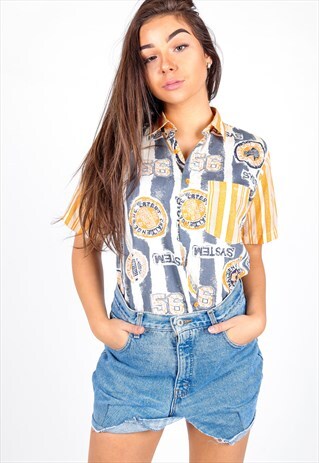 VINTAGE PATTERN SHIRT S1226