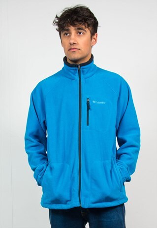 COLUMBIA BLUE FLEECE JACKET