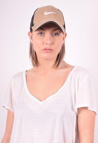 NIKE WOMENS VINTAGE CAP ONE SIZE BEIGE 90'S