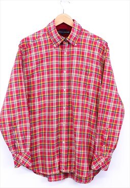 Vintage Tommy Hilfiger Shirt Multicolour Check Long Sleeve 