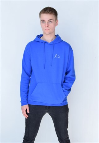 BLUE ELEPHANT (WHITE) HOODIE