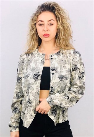 VINTAGE OVERSIZED PATTERN SHIRT
