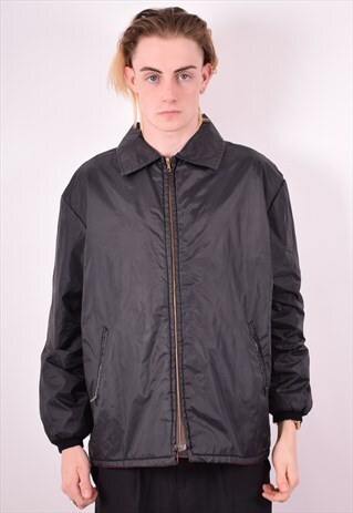 VALENTINO MENS VINTAGE JACKET XL BLACK 90S