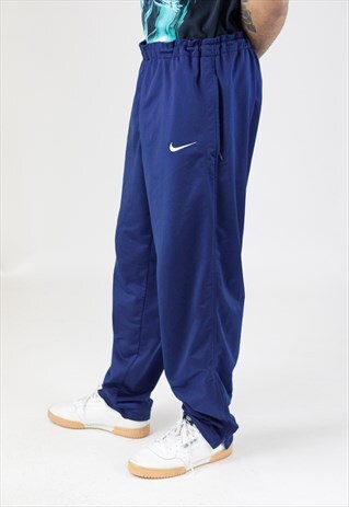 VINTAGE 90'S NIKE NAVY TRACKSUIT BOTTOMS