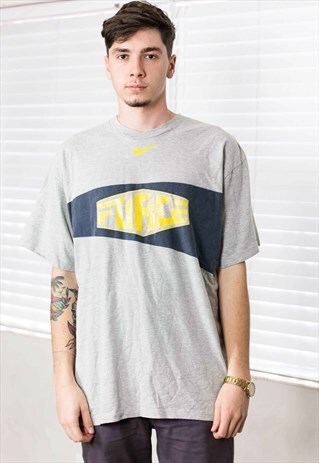 VINTAGE NIKE T-SHIRT LOGO XL 9.4