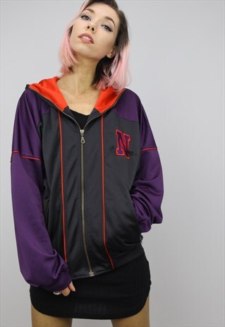 VINTAGE 90S NIKE TRACK JACKET HOODIE