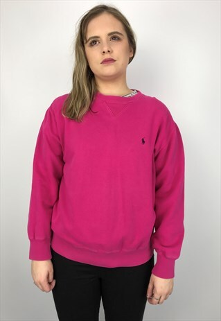 VINTAGE RALPH LAUREN PINK SWEATSHIRT