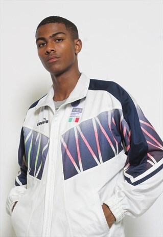 VINTAGE DIADORA ITALIA TRACK JACKET