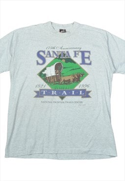 Vintage Sante Fe Trail 1996 Single Stitch T-Shirt Grey XL