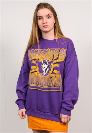 VINTAGE 90'S UNIVERSITY OF WASHINGTON SWEATSHIRT