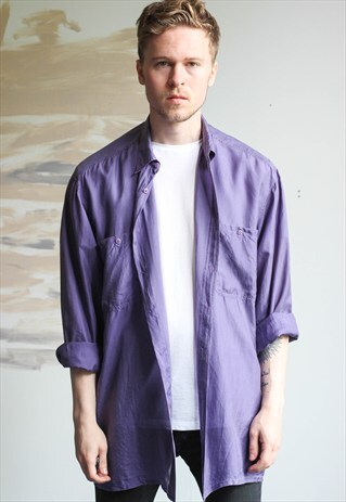 VINTAGE OVERSIZED SILK SHIRT