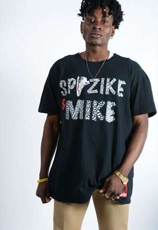 VINTAGE JORDAN T-SHIRT BLACK WITH LOGO