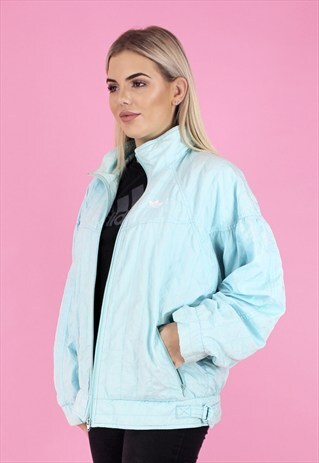 90S PASTEL ADIDAS SPORTS BOMBER JACKET