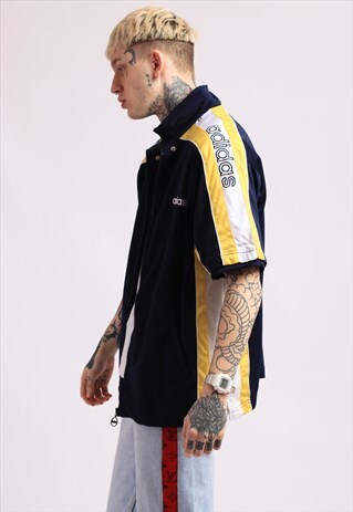 VINTAGE ADIDAS SHORT SLEEVES TRACK JACKET