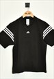 Vintage Adidas T-Shirt Black XXXSmall
