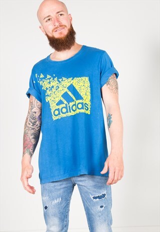 ON SALE VINTAGE 90S ADIDAS SPORT T-SHIRT / S0199
