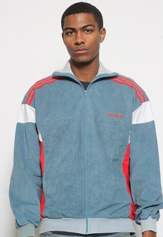 VINTAGE ADIDAS JACKET BLUE