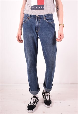 GUESS MENS VINTAGE JEANS W29 L31 BLUE 90S