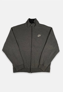 Vintage Nike embroidered grey track jacket