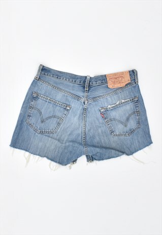 VINTAGE 90'S LEVI'S DENIM SHORTS BLUE