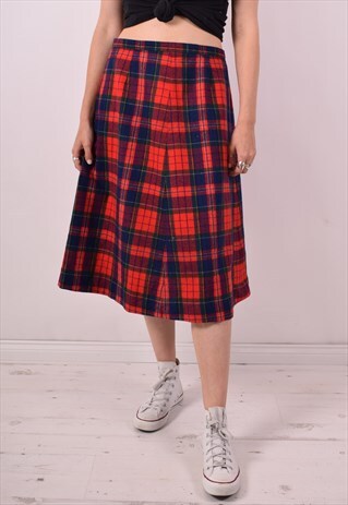 PENDLETON WOMENS VINTAGE SKIRT W30 MULTI 90S