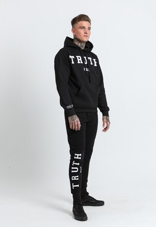 WHITE ON BLACK TRACKSUIT