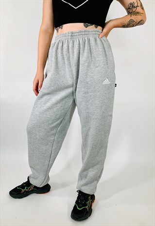 grey high waisted tracksuit bottoms