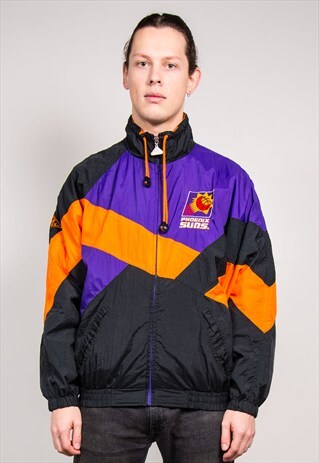 VINTAGE 90'S NBA PHOENIX SUNS BASKETBALL SHELLSUIT JACKET