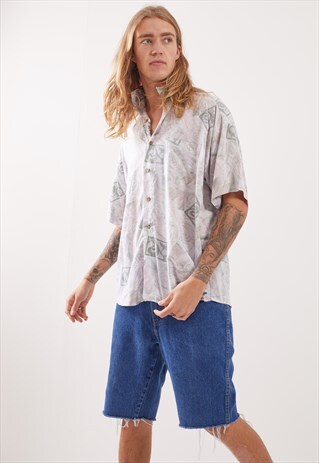 VINTAGE PATTERNED FESTIVAL SHORT SLEEVE SHIRT