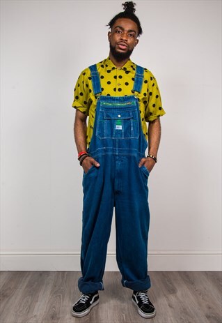 90'S VINTAGE LIBERTY DENIM DUNGAREES OVERALLS