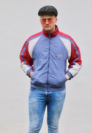 REEBOK ATHLETICS RETRO 90S TRACK & FIELD SPORTSWEAR JACKET