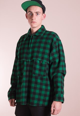 CHECKERED, 90S MENS VINTAGE JACKET