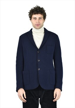 Woolrich Wool Navy Blazer Jacket Size L