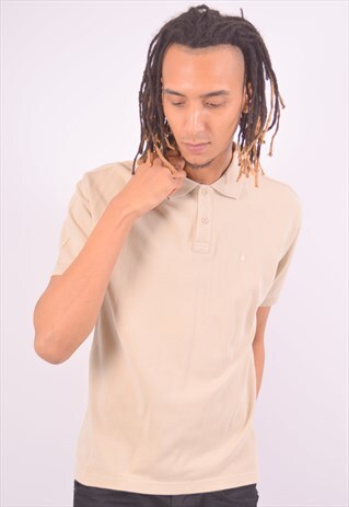VINTAGE CHAMPION POLO SHIRT KHAKI