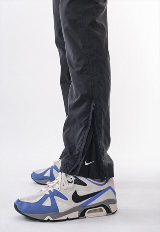 VINTAGE NIKE TRACKSUIT NYLON PANTS 90S NYLON BLACK