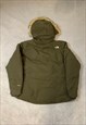 THE NORTH FACE HYVENT COAT WITH FLUFFY HOOD 