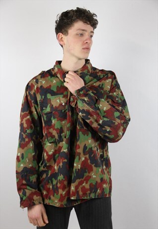 VINTAGE ARMY 90'S SHIRT JACKET