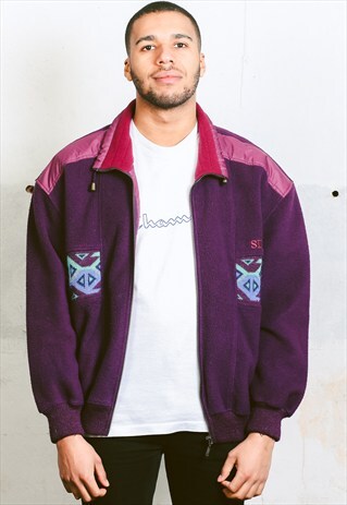 VINTAGE AZTEC FLEECE JACKET