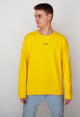 YELLOW COORDINATES (GREEN) SWEATSHIRT