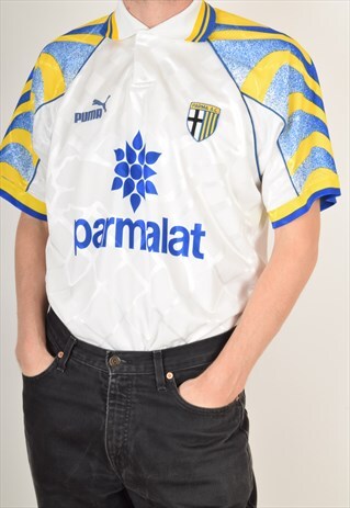 VINTAGE PUMA FOOTBALL SHIRT JERSEY PARMA AC (2928)